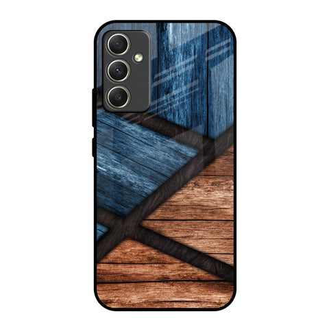 Wooden Tiles Glossy Case for Samsung Galaxy A34 5G
