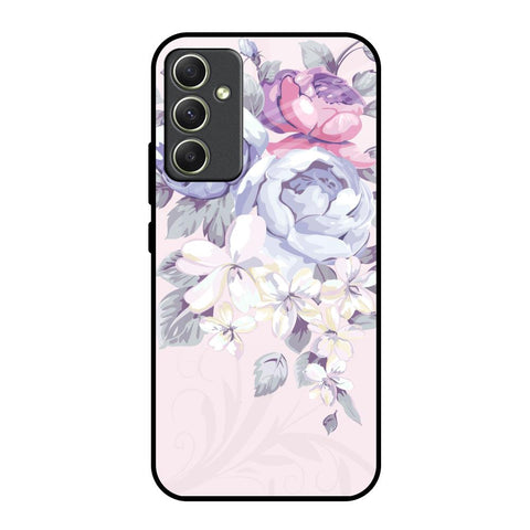 Elegant Floral Glossy Case for Samsung Galaxy A34 5G
