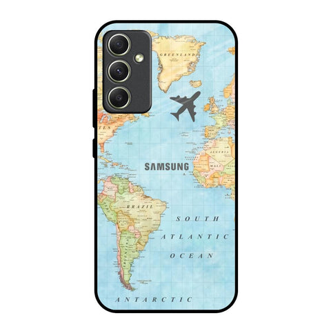 Fly Around The World Glossy Case for Samsung Galaxy A34 5G