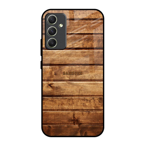 Wooden Planks Glossy Case for Samsung Galaxy A34 5G