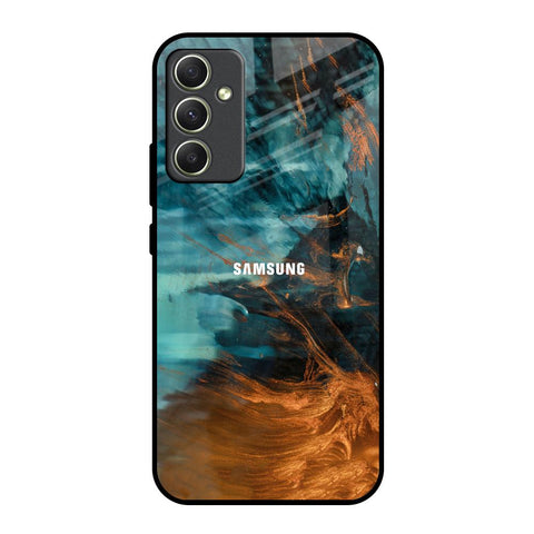 Golden Splash Glossy Case for Samsung Galaxy A34 5G