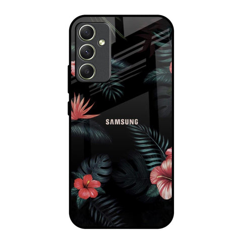 Tropical Art Flower Glossy Case for Samsung Galaxy A34 5G