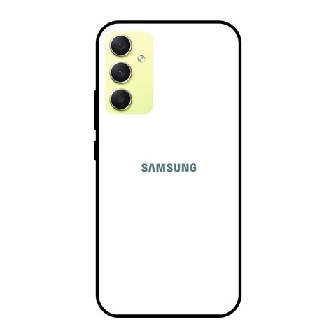 Arctic White Glossy Case for Samsung Galaxy A34 5G