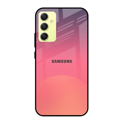 Sunset Orange Glossy Case for Samsung Galaxy A34 5G