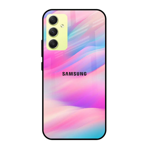 Colorful Waves Glossy case for Samsung Galaxy A34 5G