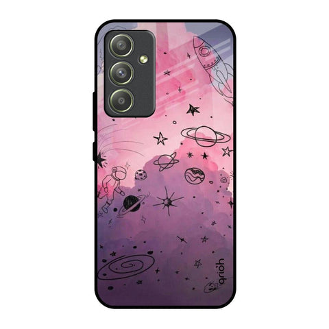 Space Doodles Glossy Case for Samsung Galaxy A54 5G