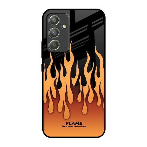 Fire Flame Glossy Case for Samsung Galaxy A54 5G