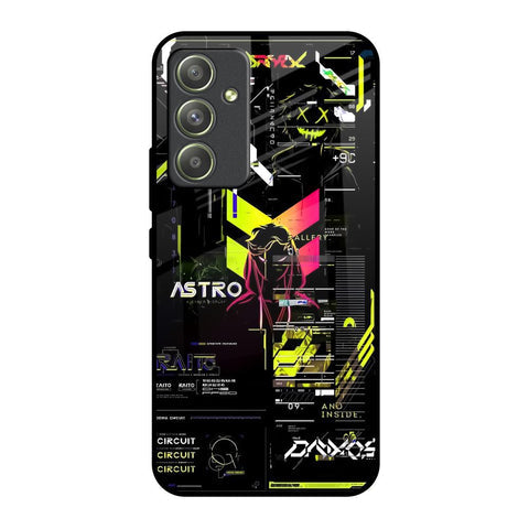 Astro Glitch Glossy Case for Samsung Galaxy A54 5G