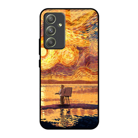 Sunset Vincent Glossy Case for Samsung Galaxy A54 5G