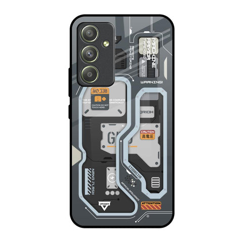 Retro Futuristic Glossy Case for Samsung Galaxy A54 5G
