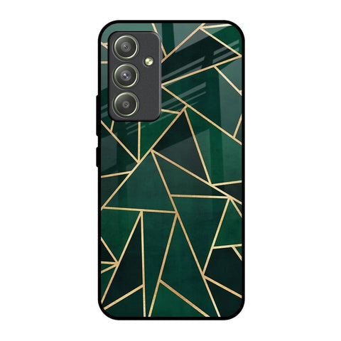 Abstract Green Glossy Case For Samsung Galaxy A54 5G