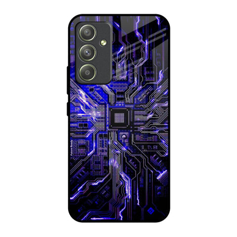 Techno Color Pattern Glossy Case For Samsung Galaxy A54 5G