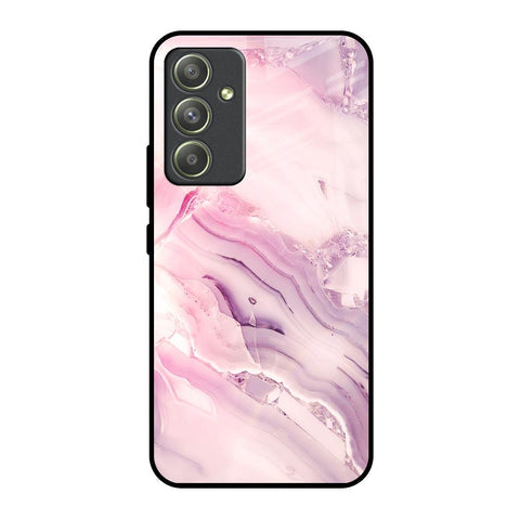 Diamond Pink Gradient Glossy Case For Samsung Galaxy A54 5G