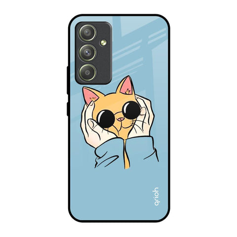 Adorable Cute Kitty Glossy Case For Samsung Galaxy A54 5G