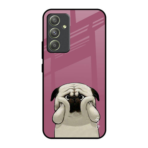 Funny Pug Face Glossy Case For Samsung Galaxy A54 5G