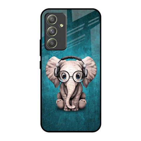 Adorable Baby Elephant Glossy Case For Samsung Galaxy A54 5G