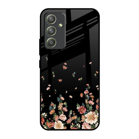 Floating Floral Print Glossy Case for Samsung Galaxy A54 5G