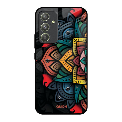 Retro Gorgeous Flower Glossy Case for Samsung Galaxy A54 5G