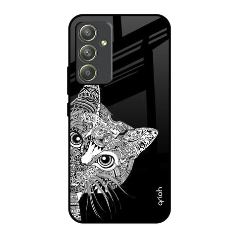 Kitten Mandala Glossy Case for Samsung Galaxy A54 5G