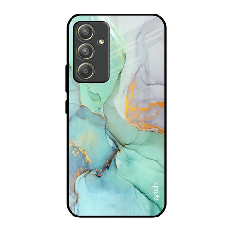 Green Marble Glossy Case for Samsung Galaxy A54 5G