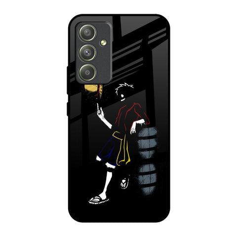 Luffy Line Art Glossy Case for Samsung Galaxy A54 5G