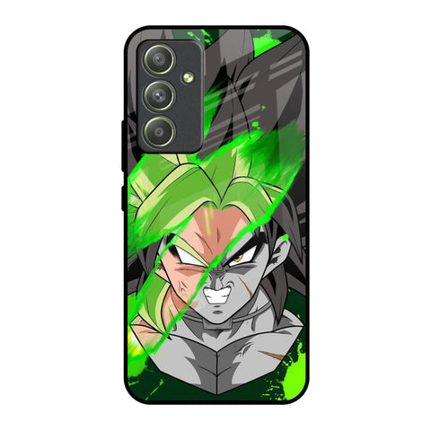 Anime Green Splash Glossy Case for Samsung Galaxy A54 5G