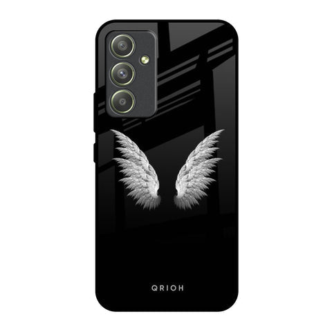 White Angel Wings Glossy Case for Samsung Galaxy A54 5G