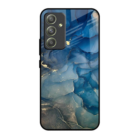 Blue Cool Marble Glossy Case for Samsung Galaxy A54 5G