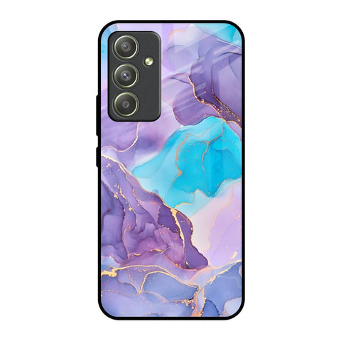 Alcohol ink Marble Glossy Case for Samsung Galaxy A54 5G