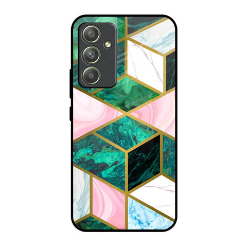 Seamless Green Marble Glossy Case for Samsung Galaxy A54 5G