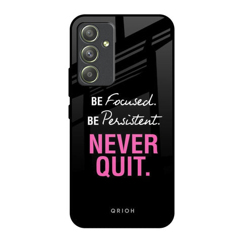 Be Focused Glossy Case for Samsung Galaxy A54 5G