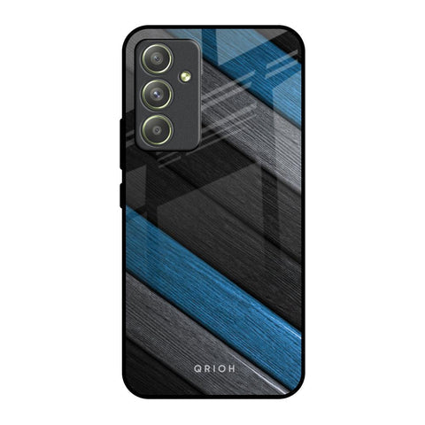 Multicolor Wooden Effect Glossy Case for Samsung Galaxy A54 5G