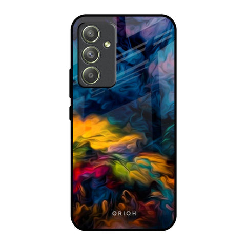 Multicolor Oil Painting Glossy Case for Samsung Galaxy A54 5G