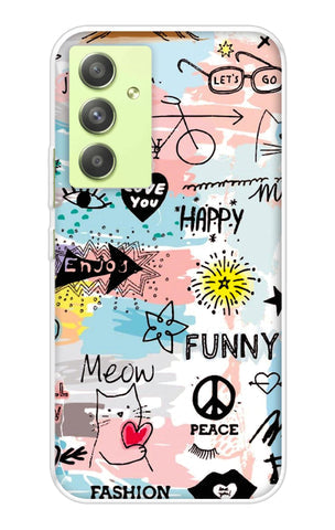Happy Doodle Soft Cover for Samsung Galaxy A54 5G