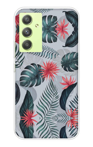 Retro Floral Leaf Soft Cover for Samsung Galaxy A54 5G