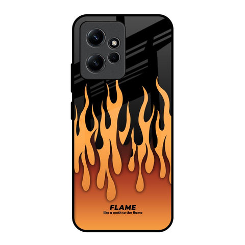 Fire Flame Glossy Case for Redmi Note 12