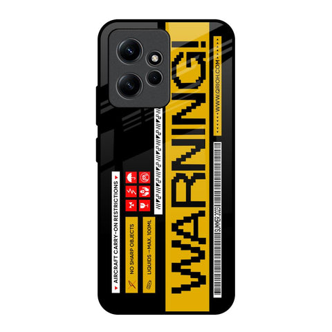 Aircraft Warning Glossy Case for Redmi Note 12