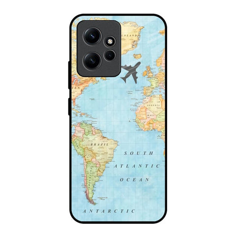 Travel Map Glossy Case for Redmi Note 12