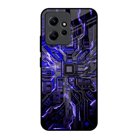 Techno Color Pattern Glossy Case For Redmi Note 12