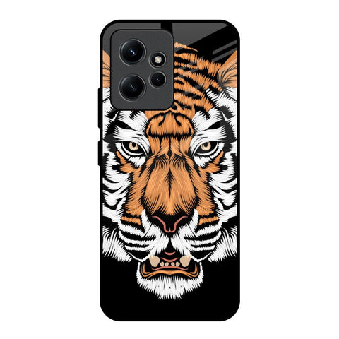 Angry Tiger Glossy Case For Redmi Note 12