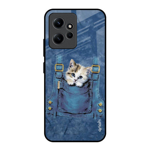 Kitty In Pocket Glossy Case For Redmi Note 12