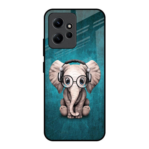 Adorable Baby Elephant Glossy Case For Redmi Note 12