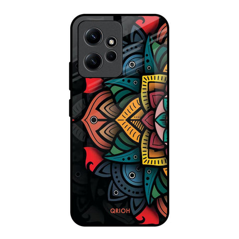 Retro Gorgeous Flower Glossy Case for Redmi Note 12