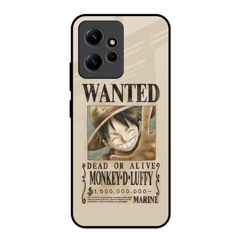 Luffy Wanted Glossy Case for Redmi Note 12