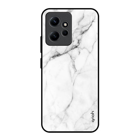 Modern White Marble Glossy Case for Redmi Note 12