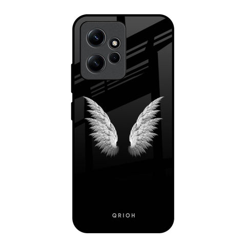 White Angel Wings Glossy Case for Redmi Note 12