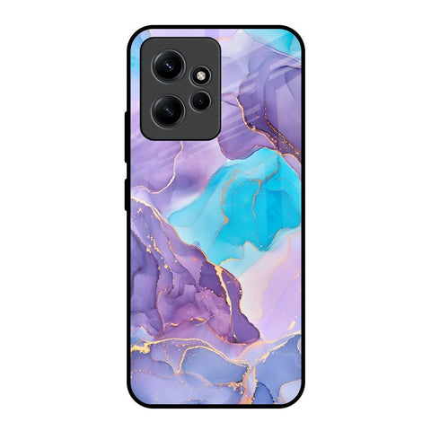 Alcohol ink Marble Glossy Case for Redmi Note 12