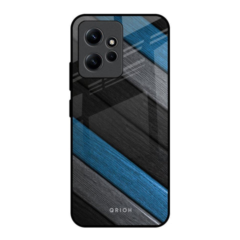 Multicolor Wooden Effect Glossy Case for Redmi Note 12