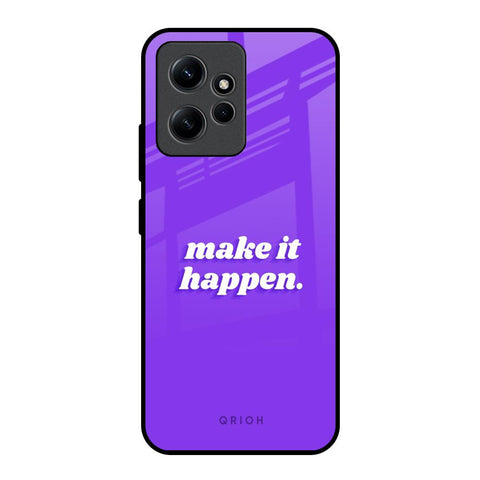 Make it Happen Glossy Case for Redmi Note 12