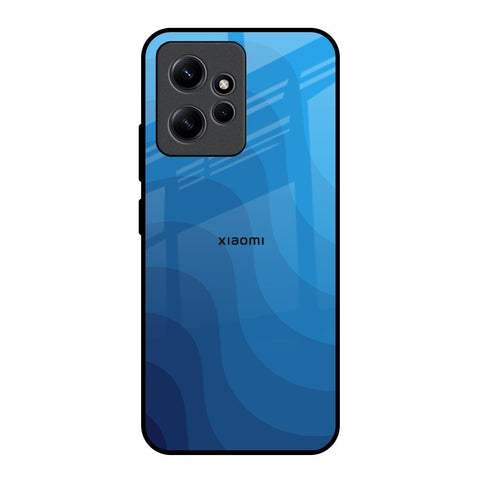 Blue Wave Abstract Glossy Case for Redmi Note 12